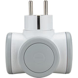 Biplite rotative compacte + interrupteur 2x16A (2P+T) - Watt and Co