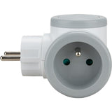 Biplite rotative compacte + interrupteur 2x16A (2P+T) - Watt and Co