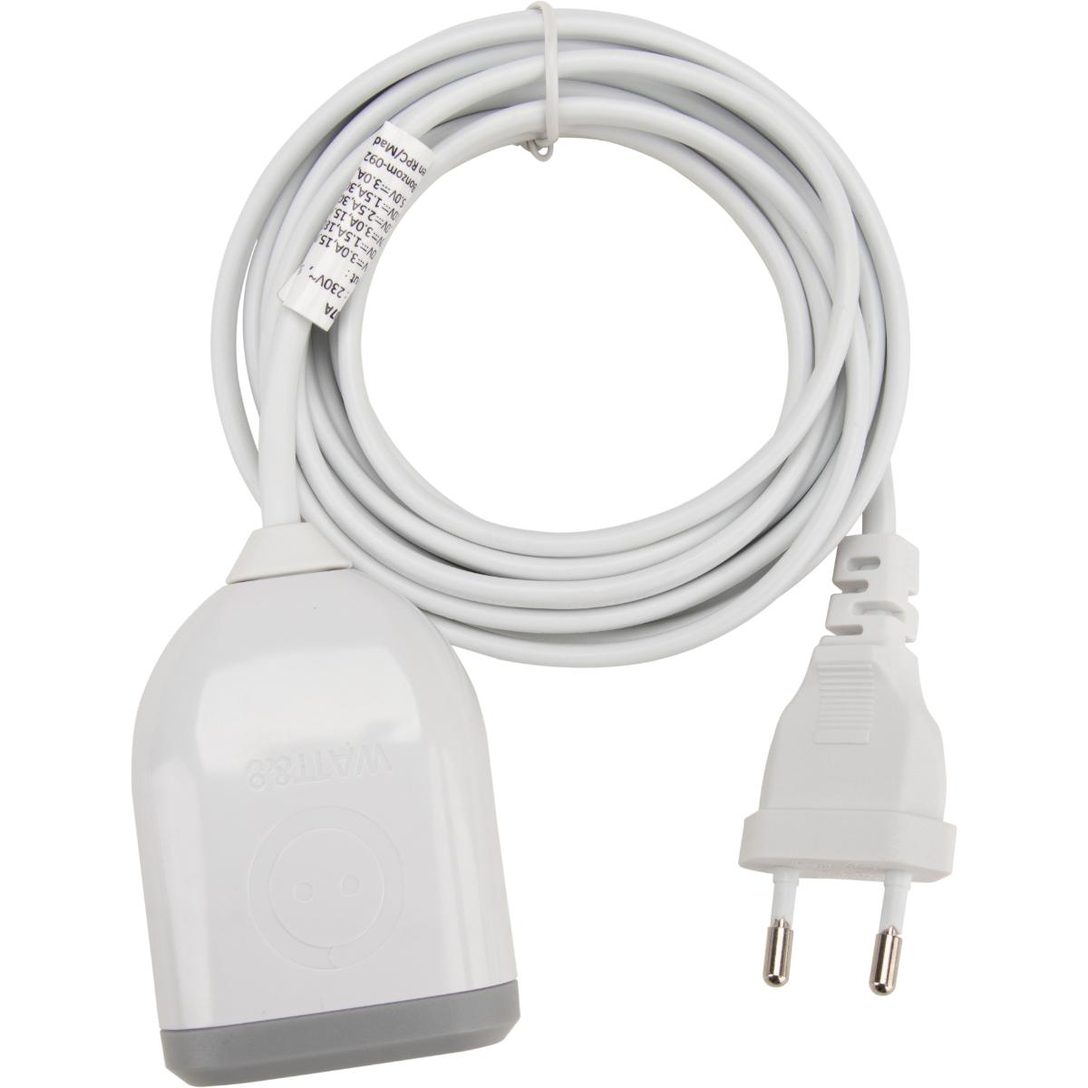 Rallonge double port USB-A et USB-C 3m - Watt and Co