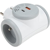 Biplite rotative design et compacte 16A + USB A/C - Watt and Co