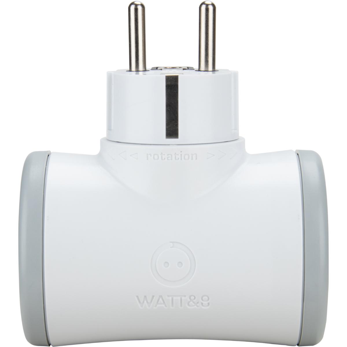 Biplite rotative design et compacte 16A + USB A/C - Watt and Co