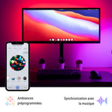 Ruban LED connecté RGB Wi-Fi 3 mètres - Konyks