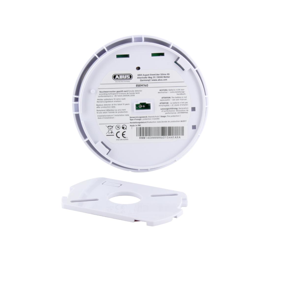 Détecteur de fumée optique pile Lithium 3V - 10 ans - Chacon