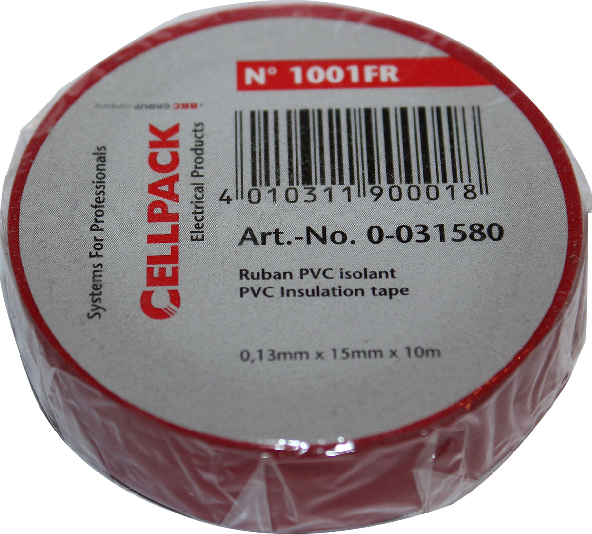 Ruban adhésif 10m x 15mm Zenitech