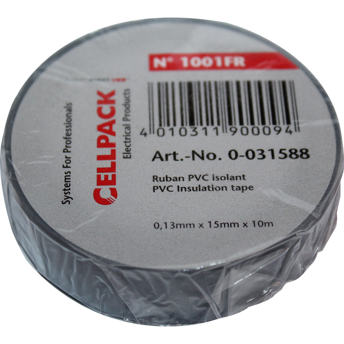 Ruban adhésif 10m x 15mm Zenitech