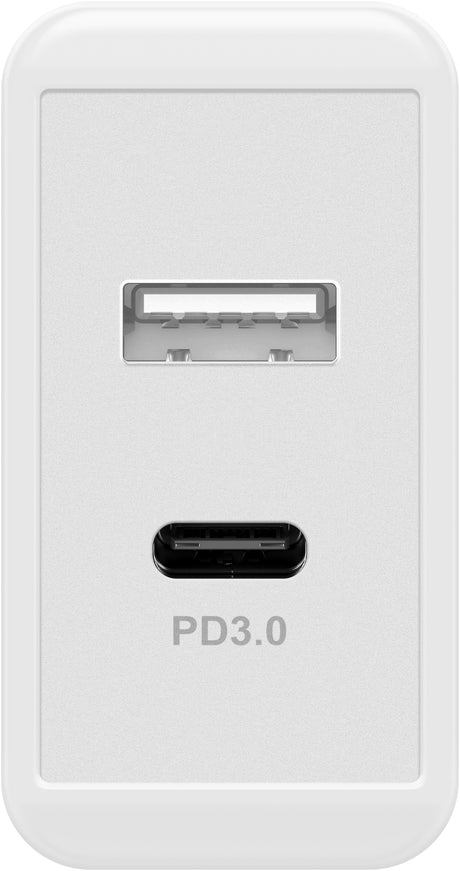 Double chargeur rapide USB-A +C 28W - Goobay