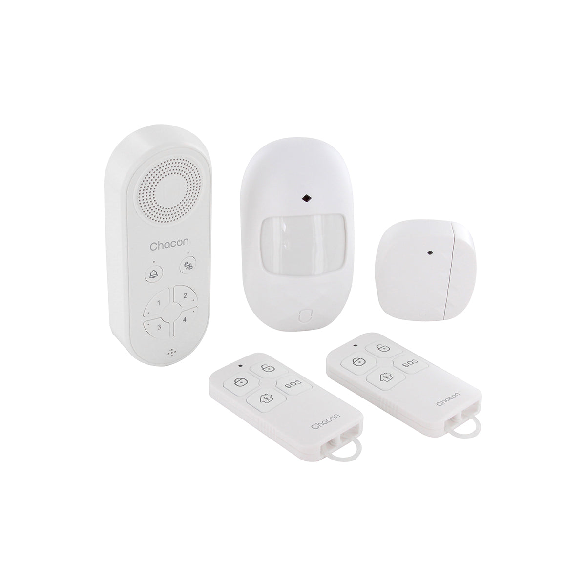 Kit alarme sans fil avec aVertisseur vocal - Chacon
