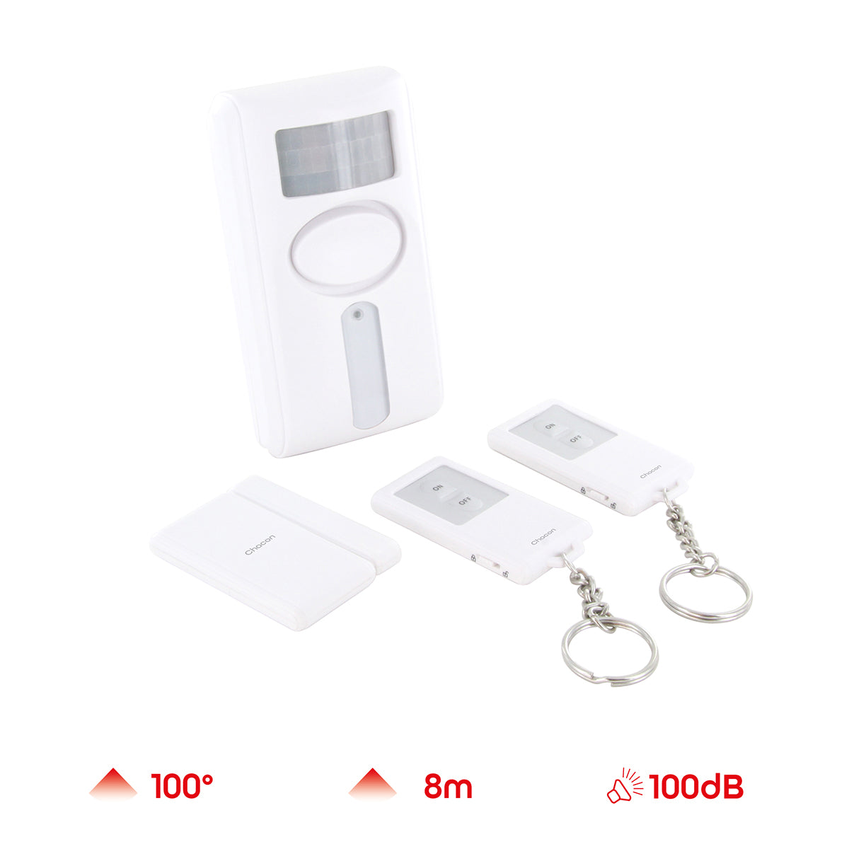 Kit alarme sans fil intercompatible - Chacon