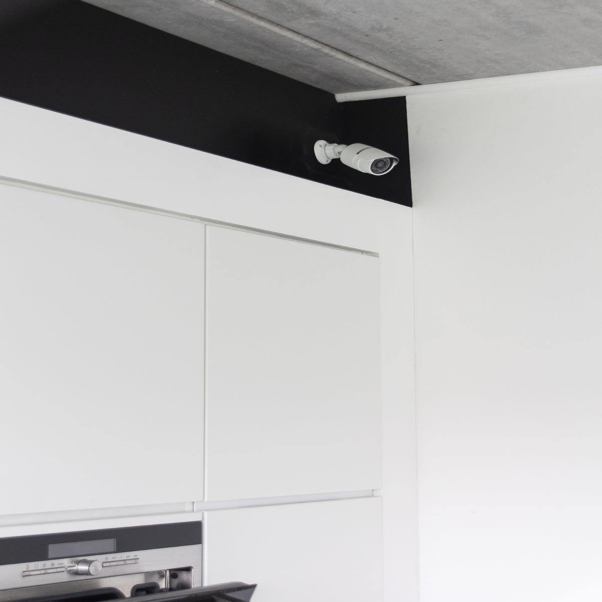 Caméra factice en aluminium - LED Bleue - Chacon