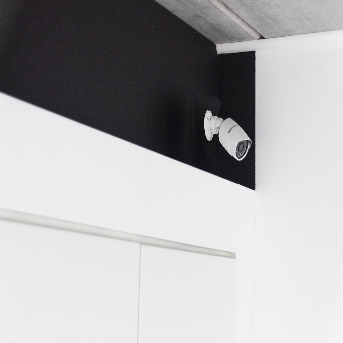 Caméra factice en aluminium - LED Bleue - Chacon