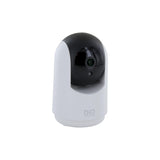 Caméra de surveillance Wi-Fi intérieure HD rotative - 128Go - Blanc et Noir - Chacon