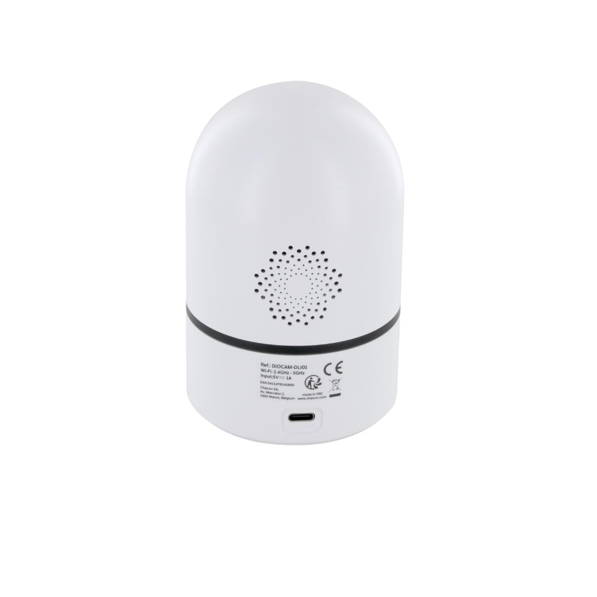 Caméra intérieure rotative FULL HD 2MP + vision nocturne - DiO