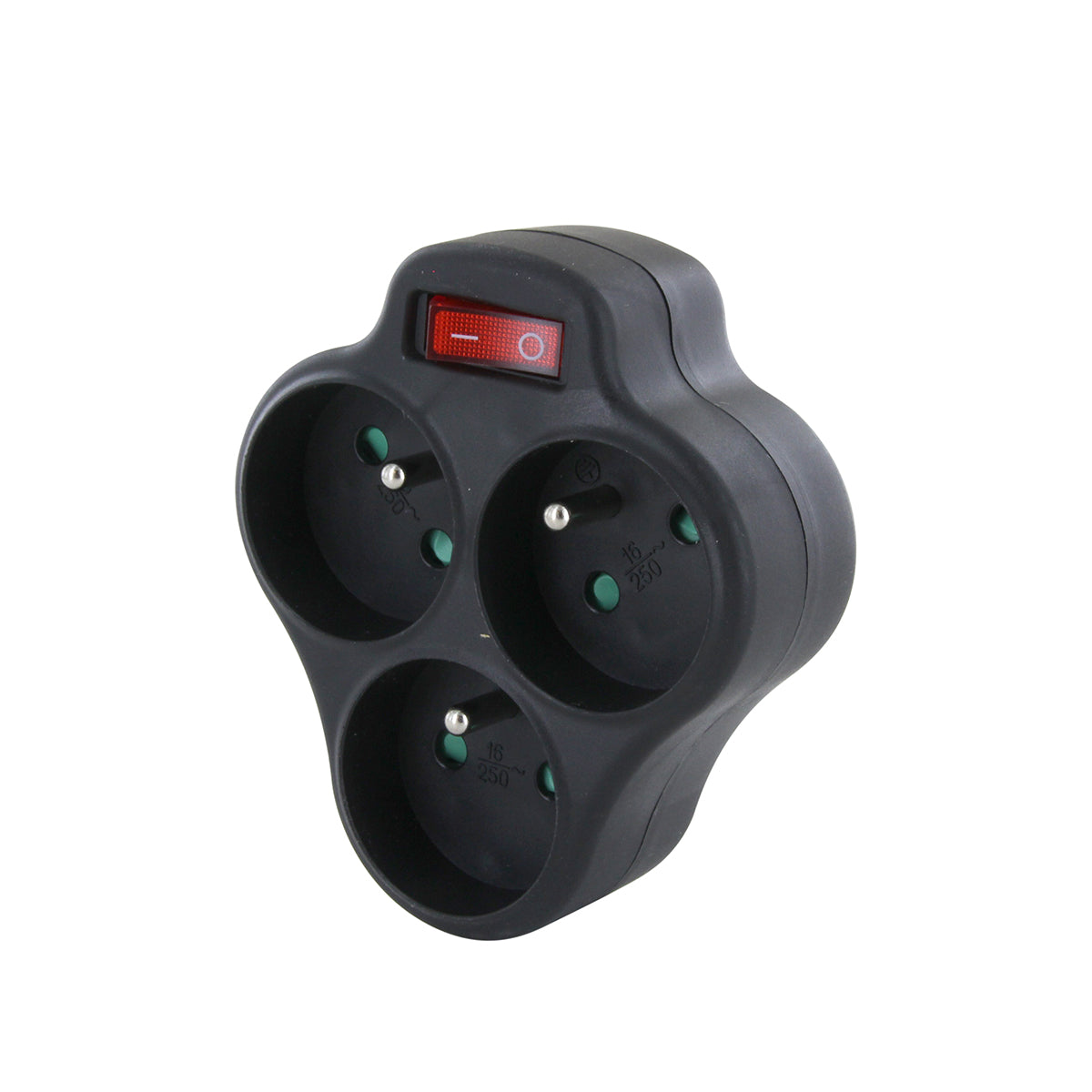 Domino 3x16A + interrupteur - Chacon