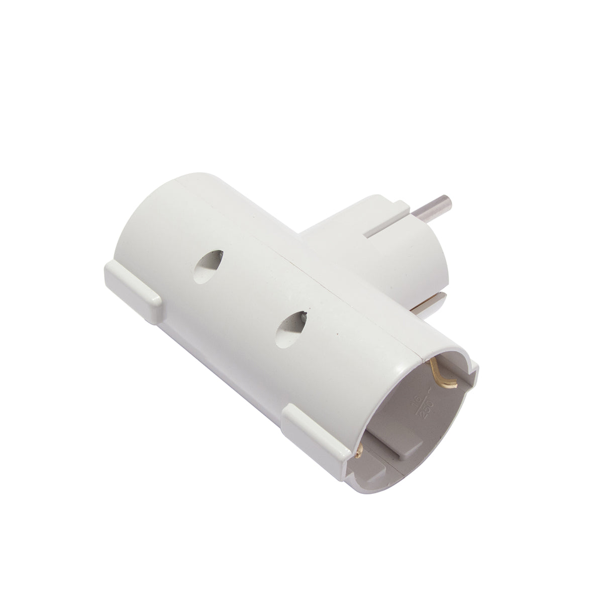 Domino latéral Schuko 2x16A - Blanc - Chacon