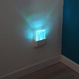 Veilleuse enfichable horloge + batterie - Chacon