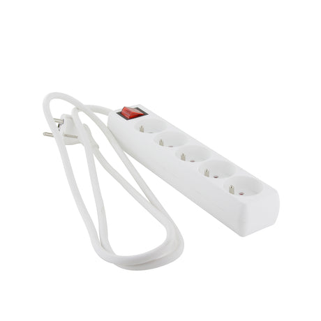 Bloc multiprise 16A + interrupteur blanc - Chacon