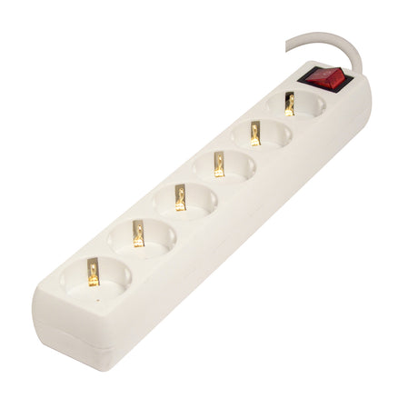 Multiprise 6x16 A + interrupteur - Chacon