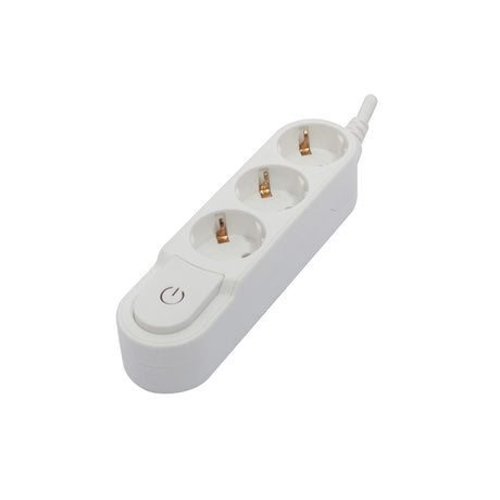 Multiprise Design Schuko 16A - blanc - Chacon