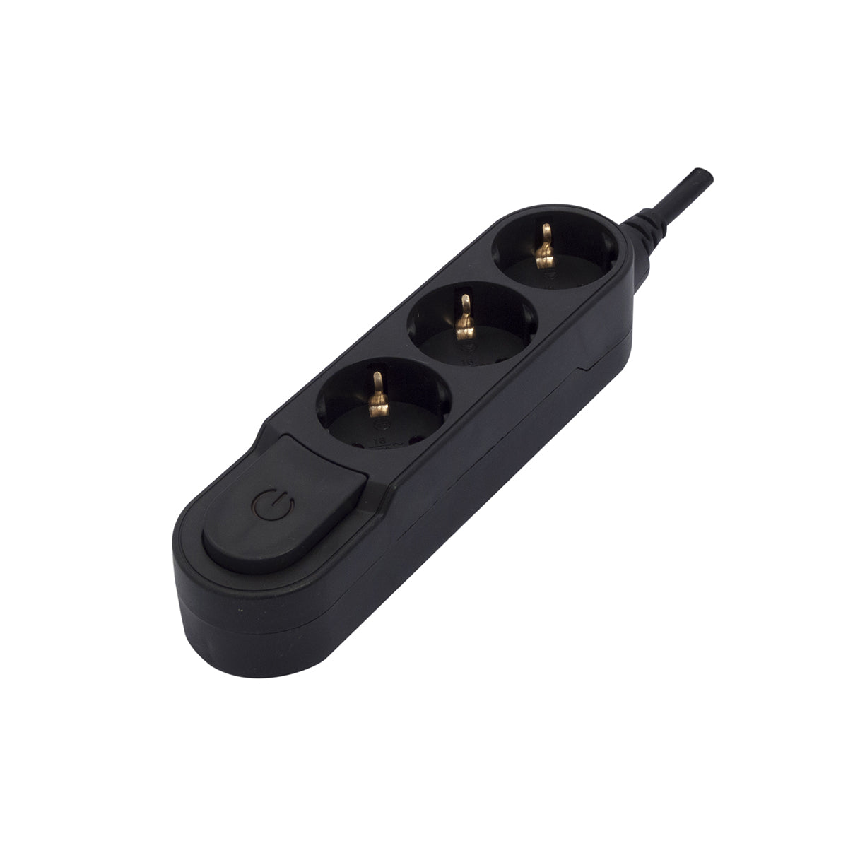 Multiprise Design Schuko 16A - noir - Chacon