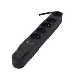 Bloc multiprise Design noir 16A + 2xUSB - Chacon