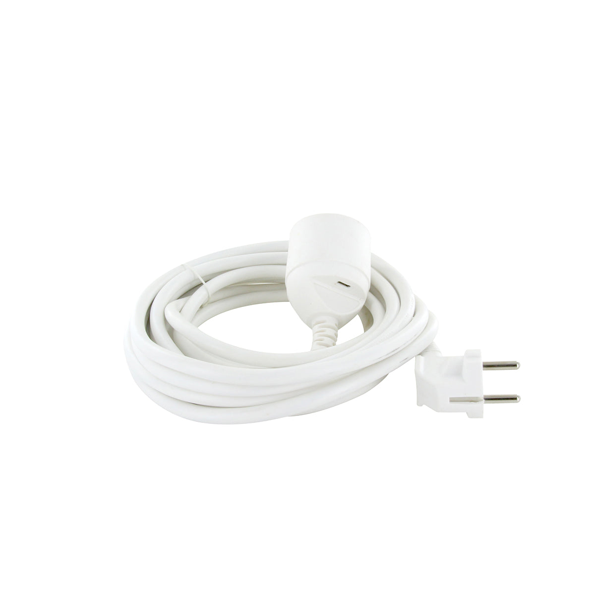 Rallonge + USB-C 5m - Blanc - Chacon