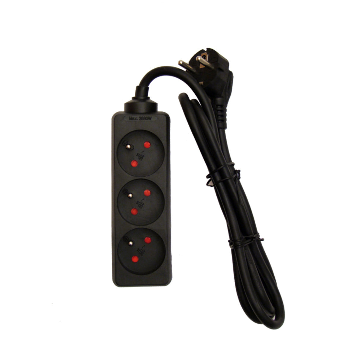 Bloc multiprise 3 ou 4 prises 16A - longueur 1,5m - Chacon