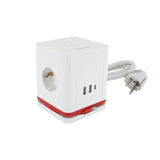 Bloc multiprise 3 prises + 4 ports USB - Quick Charge - Chacon