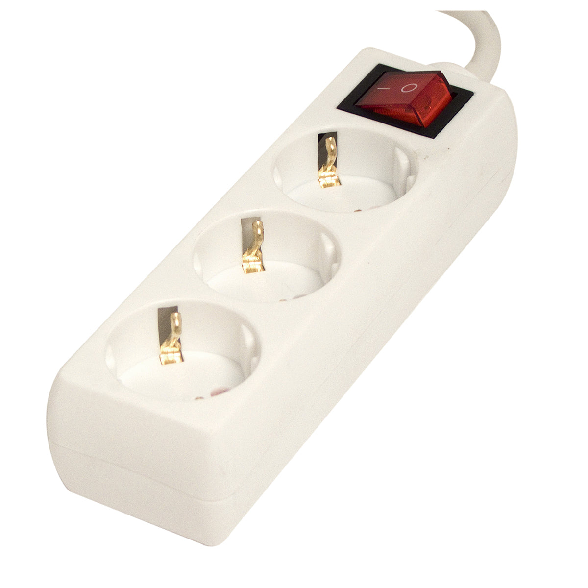 Multiprise Schuko 3x16A + interrupteur - Chacon
