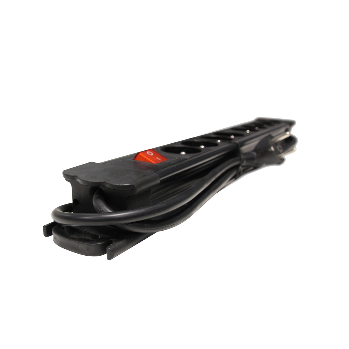 Multiprise 16A + interrupteur - 1,5 m - noir - Chacon