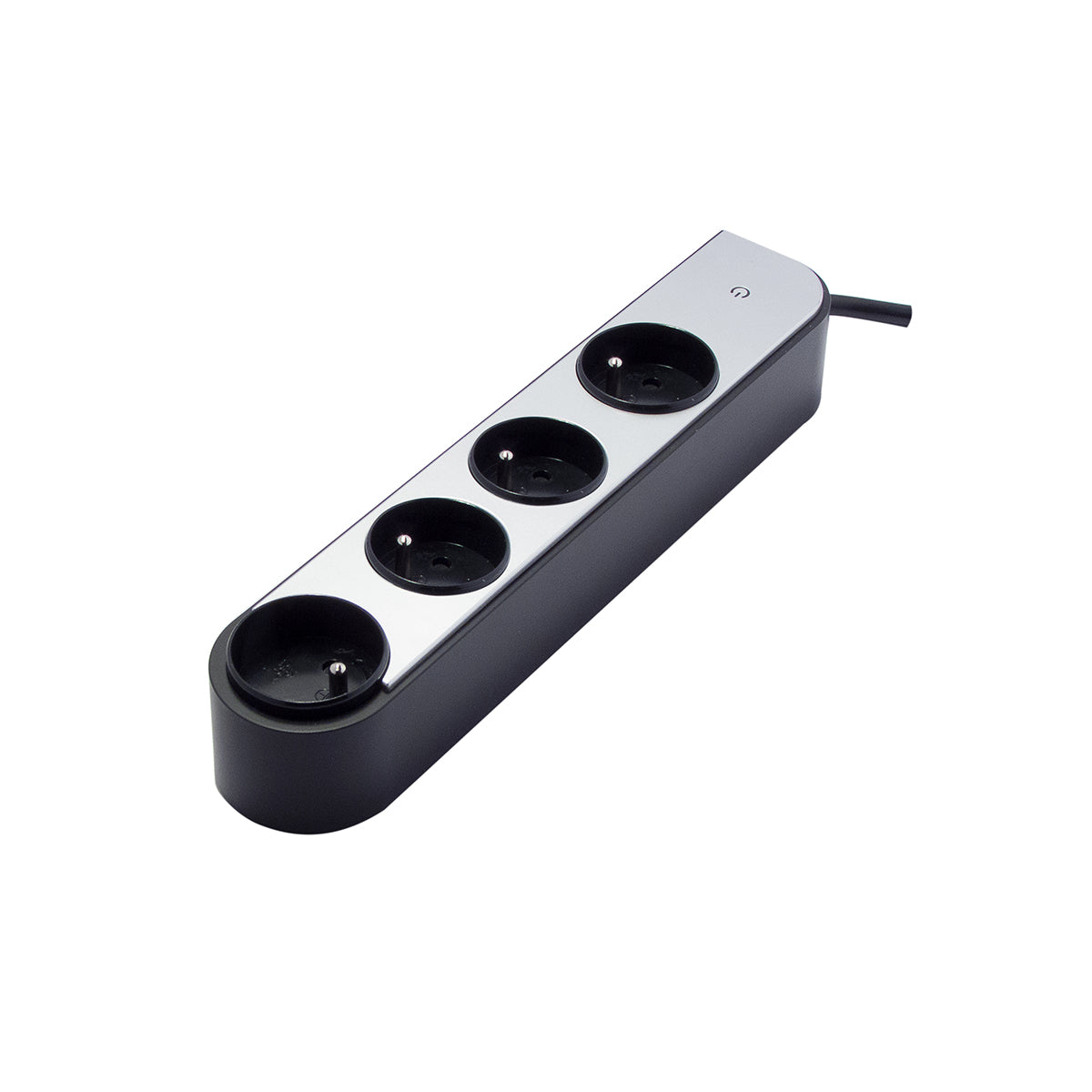 Bloc prises rotatives 4x16A  - 1,5 m - aluminium - Chacon