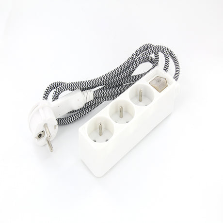 Mini multiprise 3x16A fiche plate - Chacon