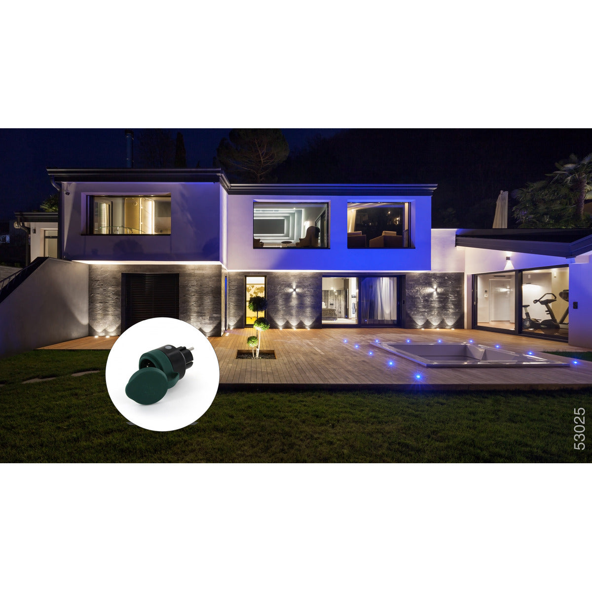 Programmateur Wi-Fi étanche IP44 - 3680W - Alexa + Google Home - Chacon