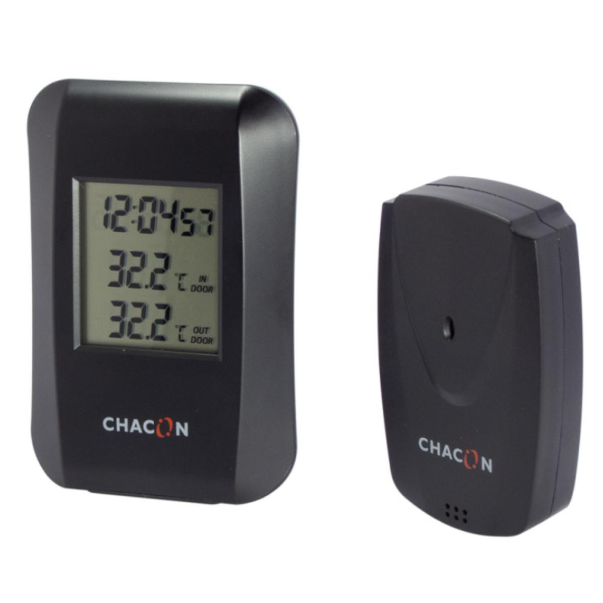 Thermomètre intérieur/extérieur sans fil - Chacon