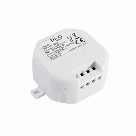 Module variateur intensité éclairage 200W - télécommande - Blanc - DiO