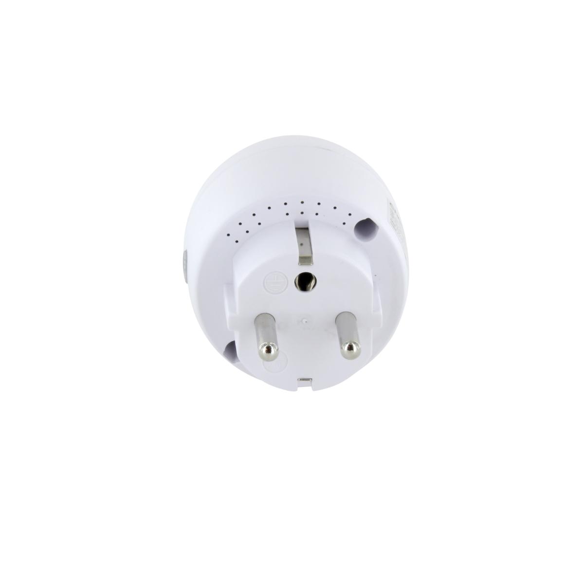 Set de 2 mini prises On/Off type E - 2300W - Blanc - Chacon
