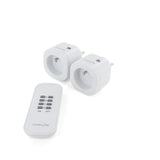 Set de 2 mini prises On/Off type E - 2300W - Blanc - Chacon