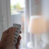 Set de 4 mini prises On/Off + télécommande - 2300W - Blanc - Chacon