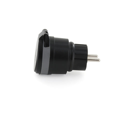Mini prise étanche télécommandée - IP44 - 3500W - Noir - DiO