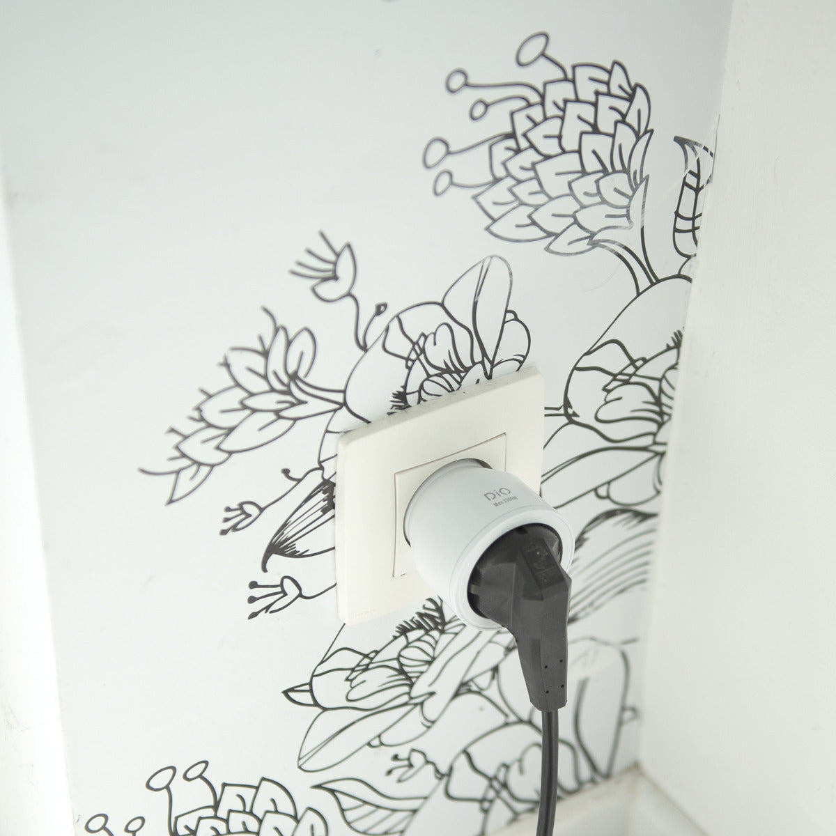 Prise nano télécommandée On/Off - 2300W - Blanc - DiO