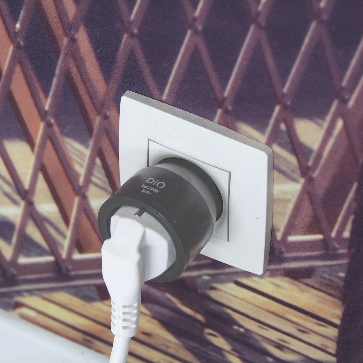 Kit 4 prises nano On/Off + télécommande - anthracite - Chacon