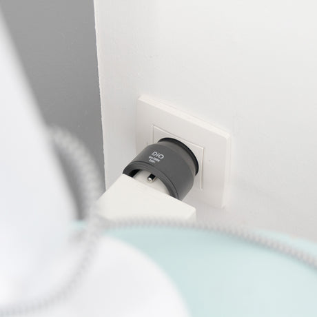 Kit 4 prises nano On/Off + télécommande - anthracite - Chacon