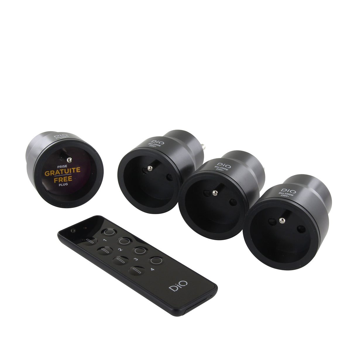 Kit 4 prises nano + télécommande - Chacon