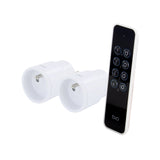 Set de 2 prises On/Off avec télécommande - 2300W - Blanc - DiO