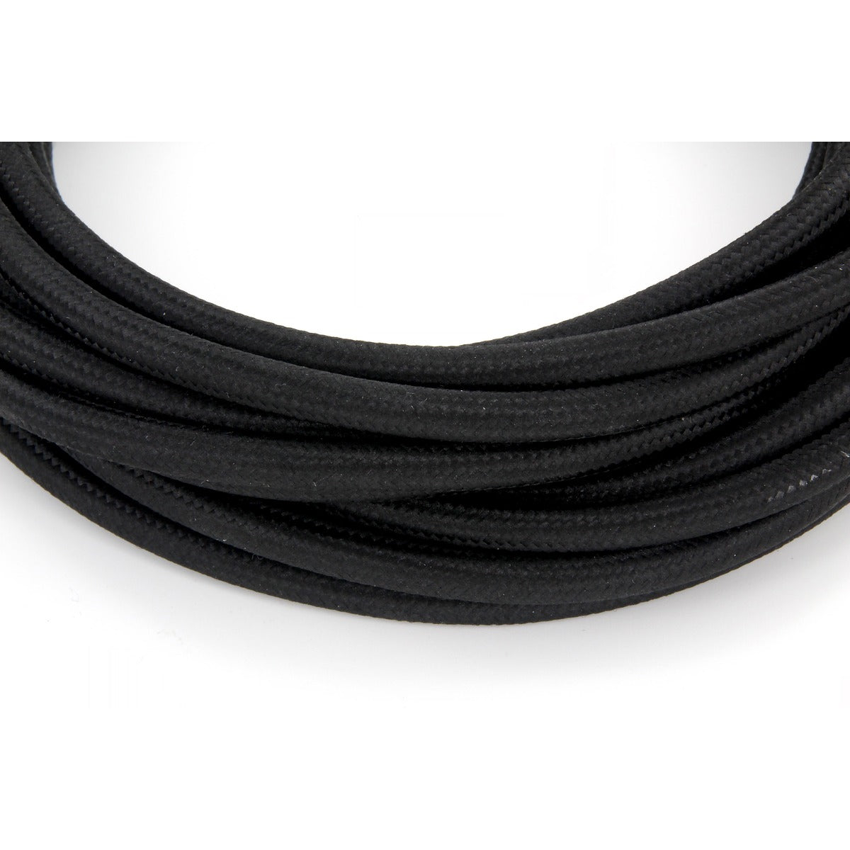 Câble textile noir H03VVH2-F - 2m - Chacon