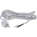 Cordon fer à repasser 3m 3 x 1,0mm² - Noir et Blanc - Chacon