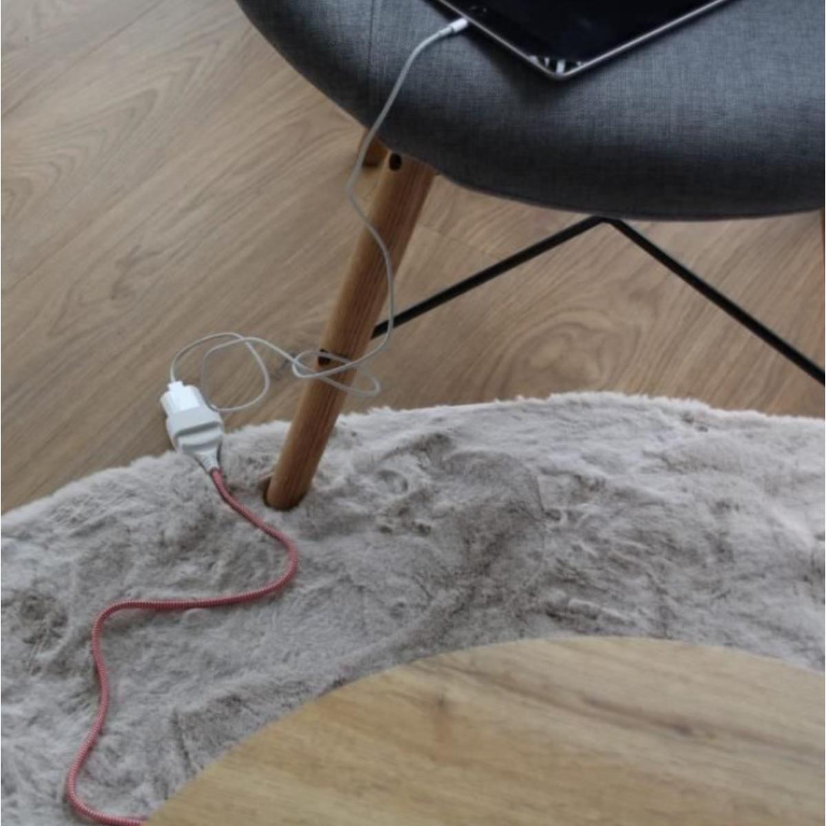 Rallonge électrique textile 1.5m - Chacon