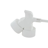 Prolongateur double tête - blanc - Chacon