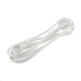 Prolongateur textile prise FR - fiche plate - Chacon