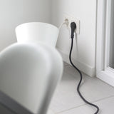 Prolongateur textile prise FR - fiche plate - Chacon