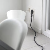 Prolongateur textile prise FR - fiche plate - Chacon